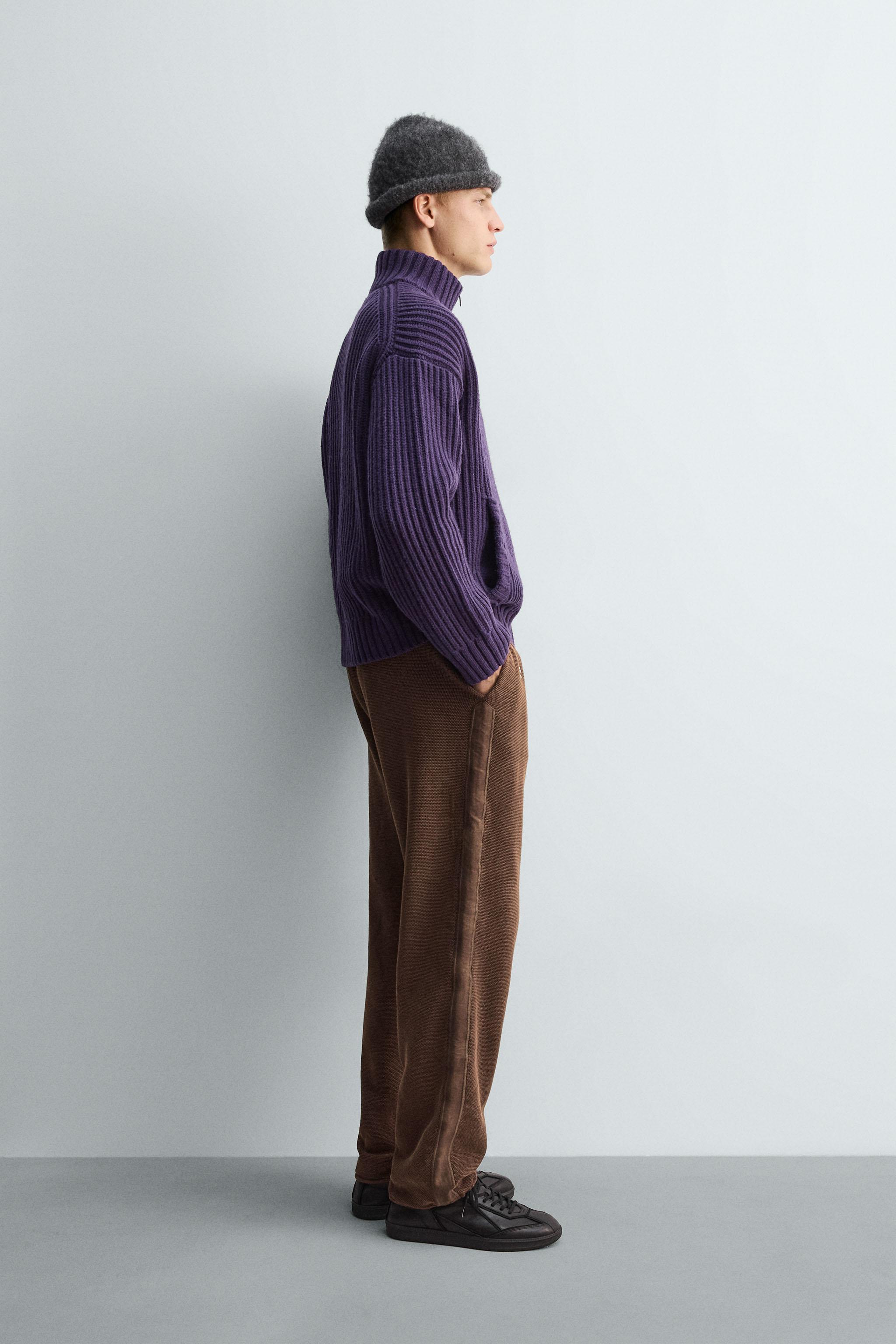 KNIT JOGGER PANTS WITH STRIPES X SR_A